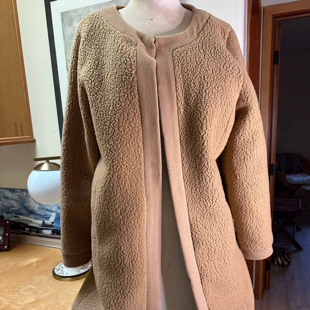 Dudley Stephens Sherpa fleece coat